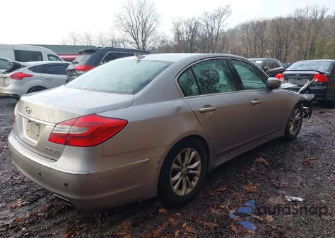 2012 Hyundai Genesis 3.8 z USA, uszkodzony, nr VIN KMHGC4DD8CU192528